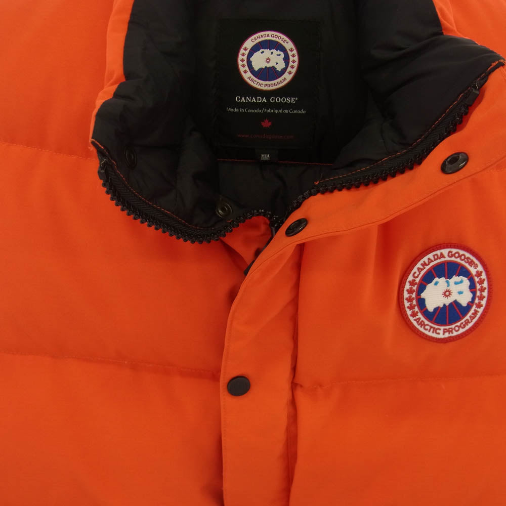 CANADA GOOSE カナダグース 4150M FREESTYLE VEST フリースタイル ダウン ベスト オレンジ系 M【中古】
