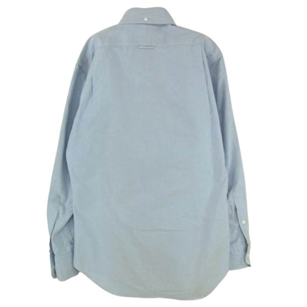 THOM BROWNE トムブラウン MWL001AW5258 ボタンダウン 長袖 シャツ ブルー系 0 【中古】