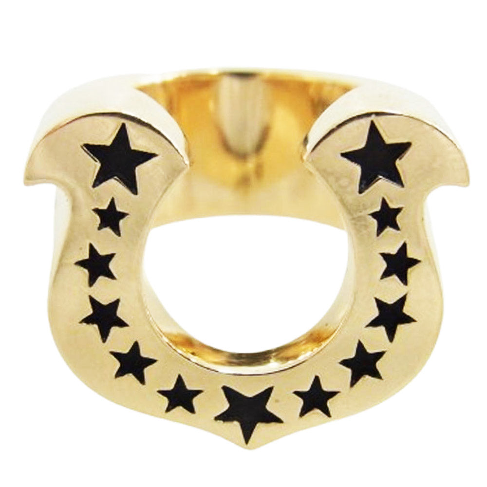 TENDERLOIN テンダーロイン 【新品仕上げ済】T-H.S RING 8K ゴールド ホース シュー リング ゴールド系 10.5号【美品】【中古】