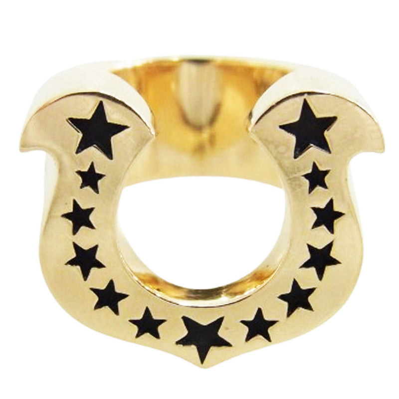 TENDERLOIN テンダーロイン 【新品仕上げ済】T-H.S RING 8K ゴールド ホース シュー リング ゴールド系 10.5号【美品】【中古】