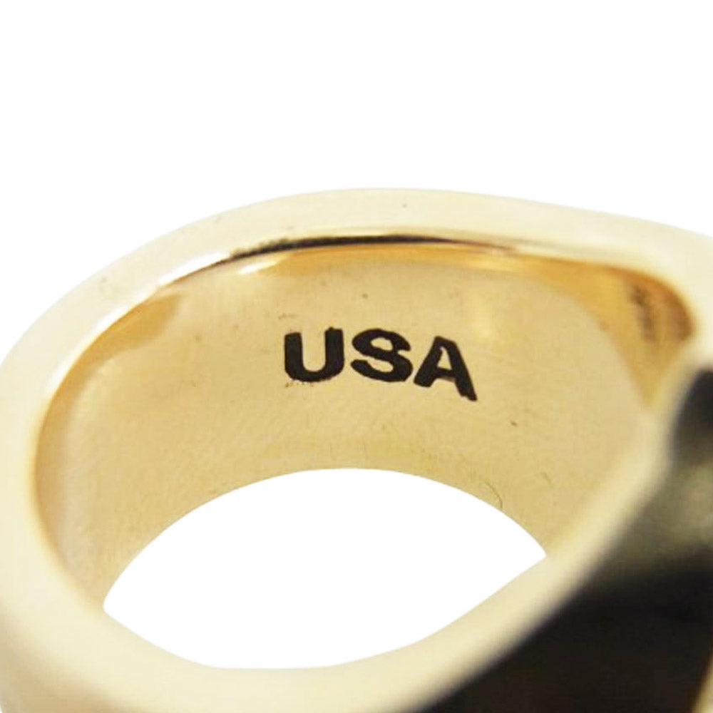 TENDERLOIN テンダーロイン 【新品仕上げ済】T-H.S RING 8K ゴールド ホース シュー リング ゴールド系 10.5号【美品】【中古】