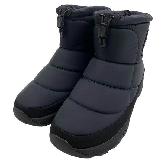 THE NORTH FACE ノースフェイス NF52280 Nuptse Bootie WP Logo Short ヌプシ ブーティ ウォータープルーフ ロゴ ショート ブーツ ブラック系 28cm【中古】