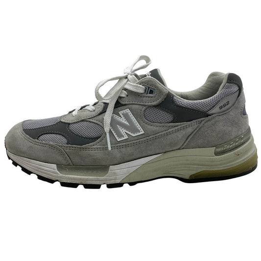 NEW BALANCE ニューバランス M992GR USA製 992 Gray ローカット スニーカー グレー系 28.5cm【中古】