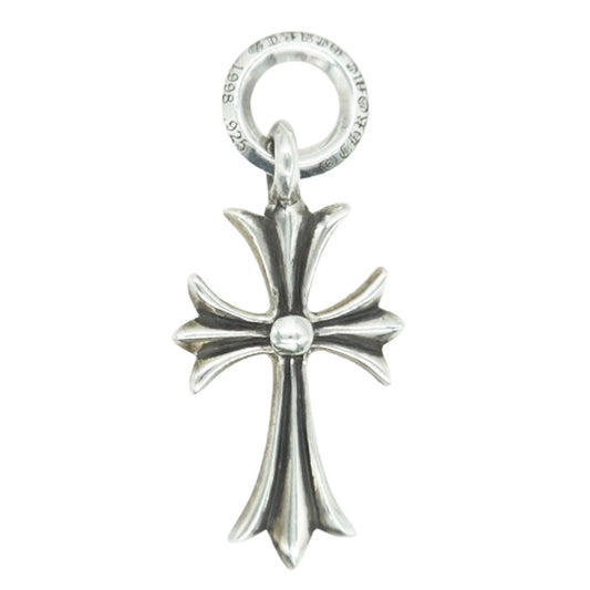 CHROME HEARTS クロムハーツ（原本無） TINY CH CROSS タイニー CH クロス チャーム シルバー系【中古】