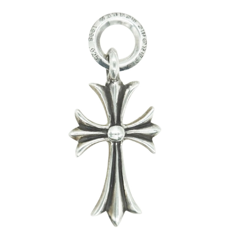 CHROME HEARTS クロムハーツ（原本無） TINY CH CROSS タイニー CH クロス チャーム シルバー系【中古】