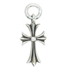 CHROME HEARTS クロムハーツ（原本無） TINY CH CROSS タイニー CH クロス チャーム シルバー系【中古】