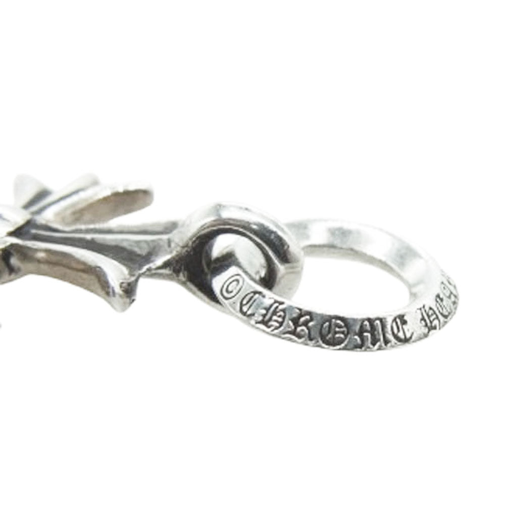 CHROME HEARTS クロムハーツ（原本無） TINY CH CROSS タイニー CH クロス チャーム シルバー系【中古】