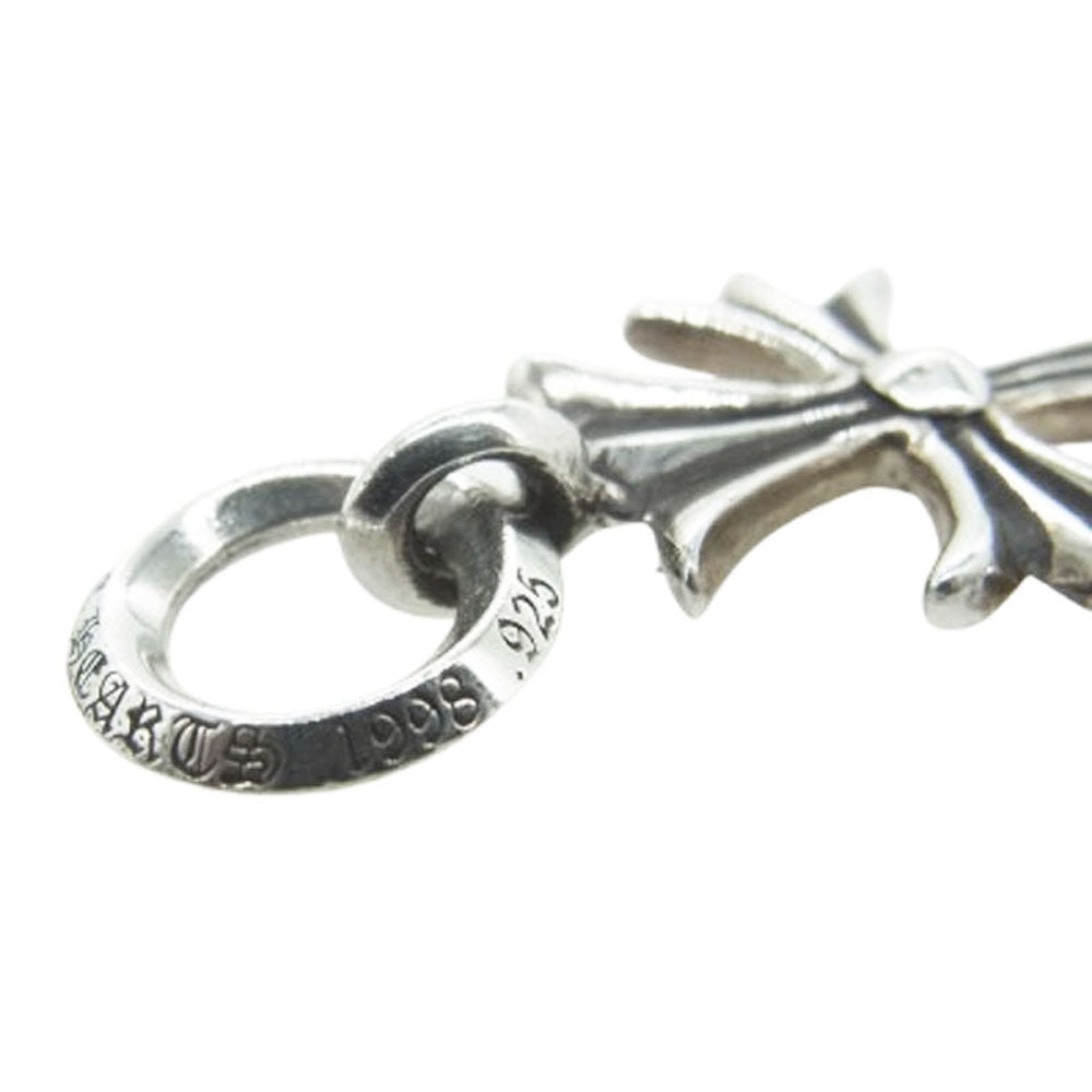 CHROME HEARTS クロムハーツ（原本無） TINY CH CROSS タイニー CH クロス チャーム シルバー系【中古】