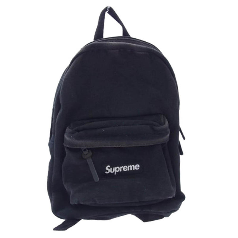 Supreme シュプリーム 20AW Canvas Backpack ボックスロゴ キャンバス バックパック リュック ブラック系【中古】