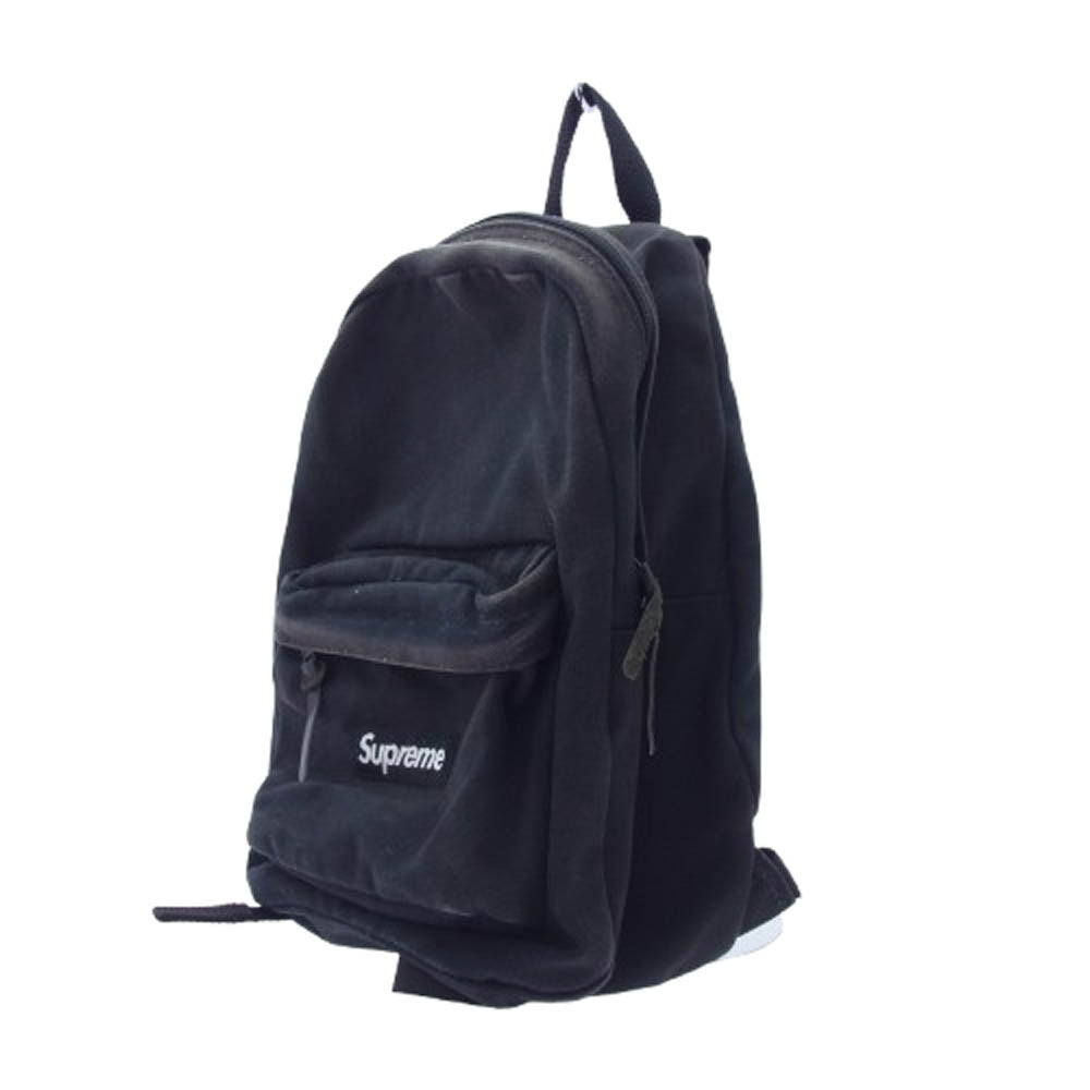 Supreme シュプリーム 20AW Canvas Backpack ボックスロゴ キャンバス バックパック リュック ブラック系【中古】