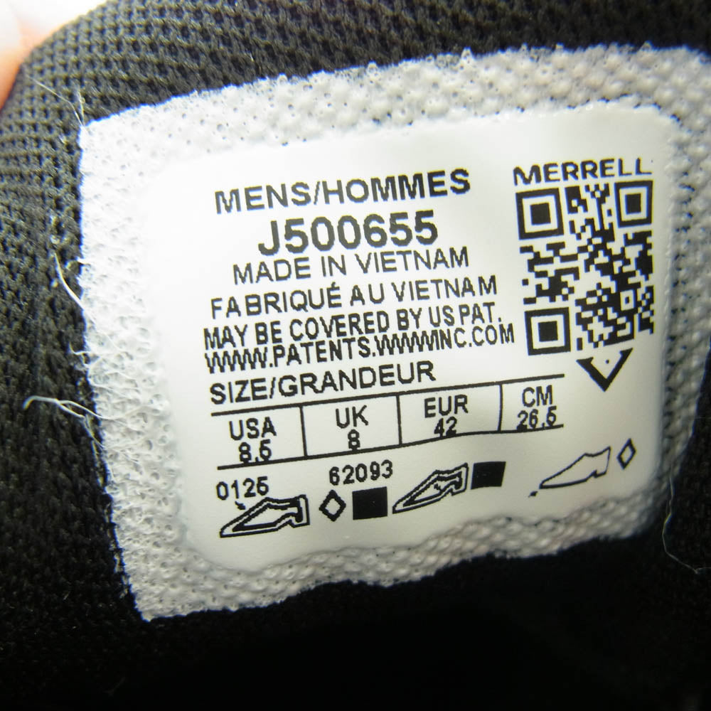 MERRELL メレル J500655 TEMPO EXP SPORT WP アウトドア シューズ ブラック系 26.5cm【新古品】【未使用】【中古】