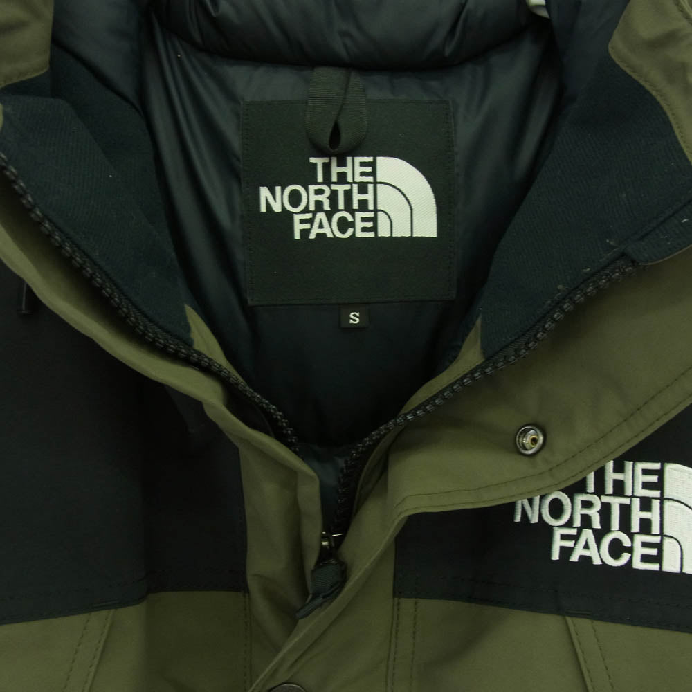 THE NORTH FACE ノースフェイス ND92454 MOUNTAIN DOWN JACKET マウンテン ダウン ジャケット ニュートープ カーキ系 S【新古品】【未使用】【中古】