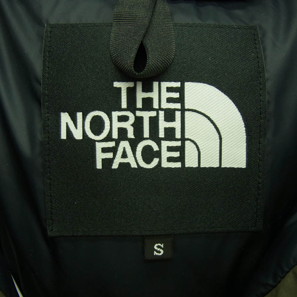 THE NORTH FACE ノースフェイス ND92454 MOUNTAIN DOWN JACKET マウンテン ダウン ジャケット ニュートープ カーキ系 S【新古品】【未使用】【中古】