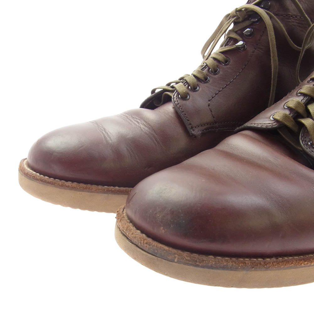 ALDEN オールデン 45960H クロムエクセルレザー プレーントゥー レースアップブーツ ブラウン系 9D【中古】