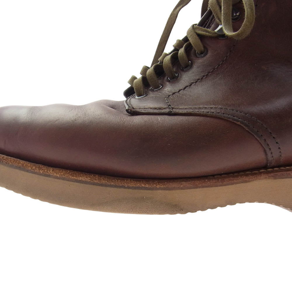 ALDEN オールデン 45960H クロムエクセルレザー プレーントゥー レースアップブーツ ブラウン系 9D【中古】