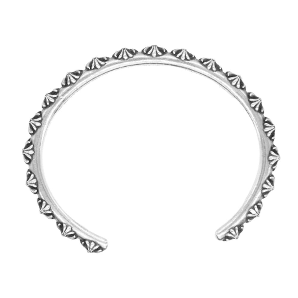 CHROME HEARTS クロムハーツ（原本無） BANGLE CROSS クロスバンドバングル ブレスレット シルバー系【中古】