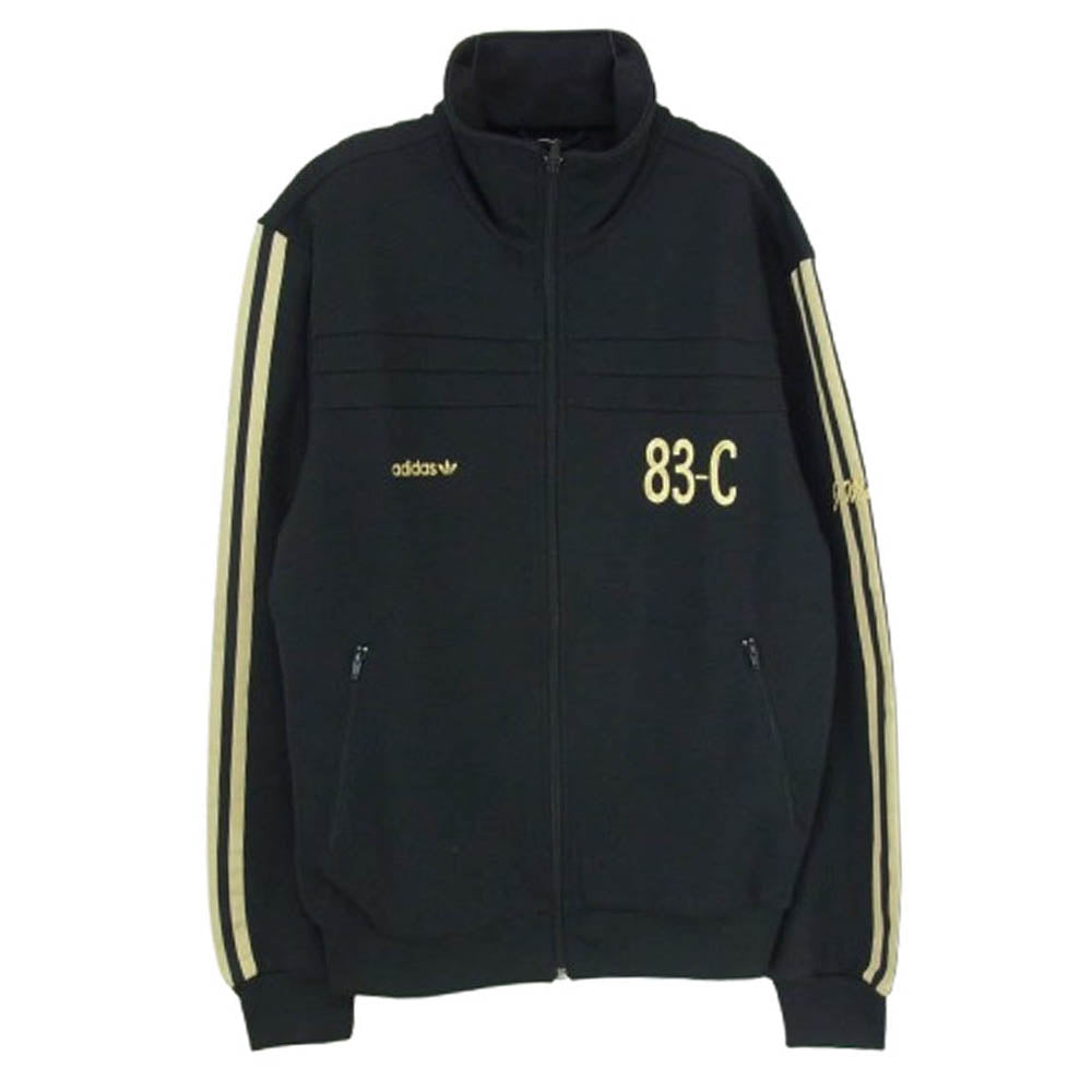 adidas アディダス 254221 AGC005 83-C ロゴ刺繍 万国旗タグ トラック ジャケット ブラック系 L【中古】
