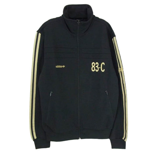 adidas アディダス 254221 AGC005 83-C ロゴ刺繍 万国旗タグ トラック ジャケット ブラック系 L【中古】