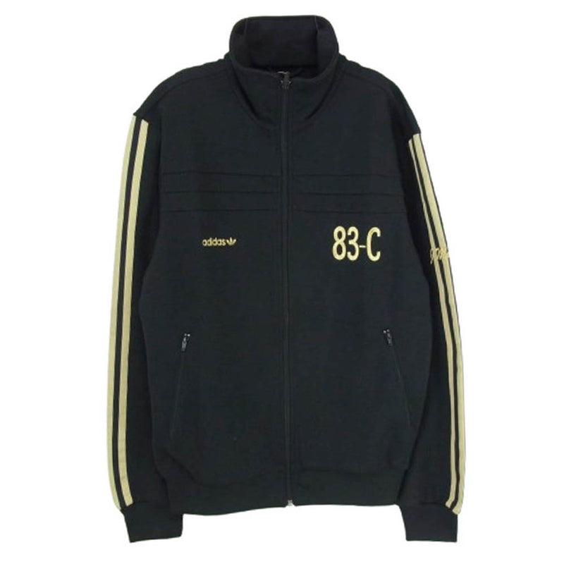 adidas アディダス 254221 AGC005 83-C ロゴ刺繍 万国旗タグ トラック ジャケット ブラック系 L【中古】
