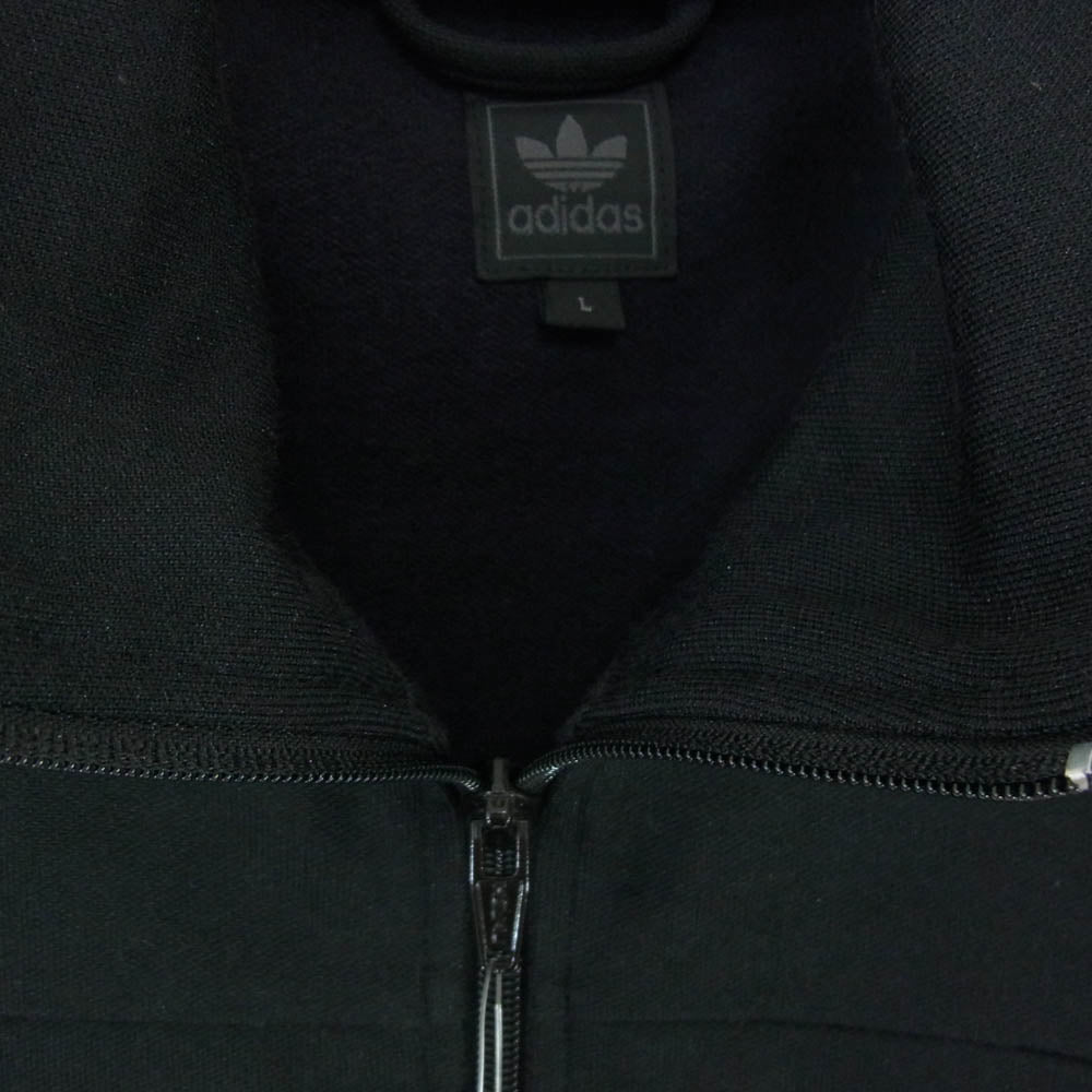 adidas アディダス 254221 AGC005 83-C ロゴ刺繍 万国旗タグ トラック ジャケット ブラック系 L【中古】