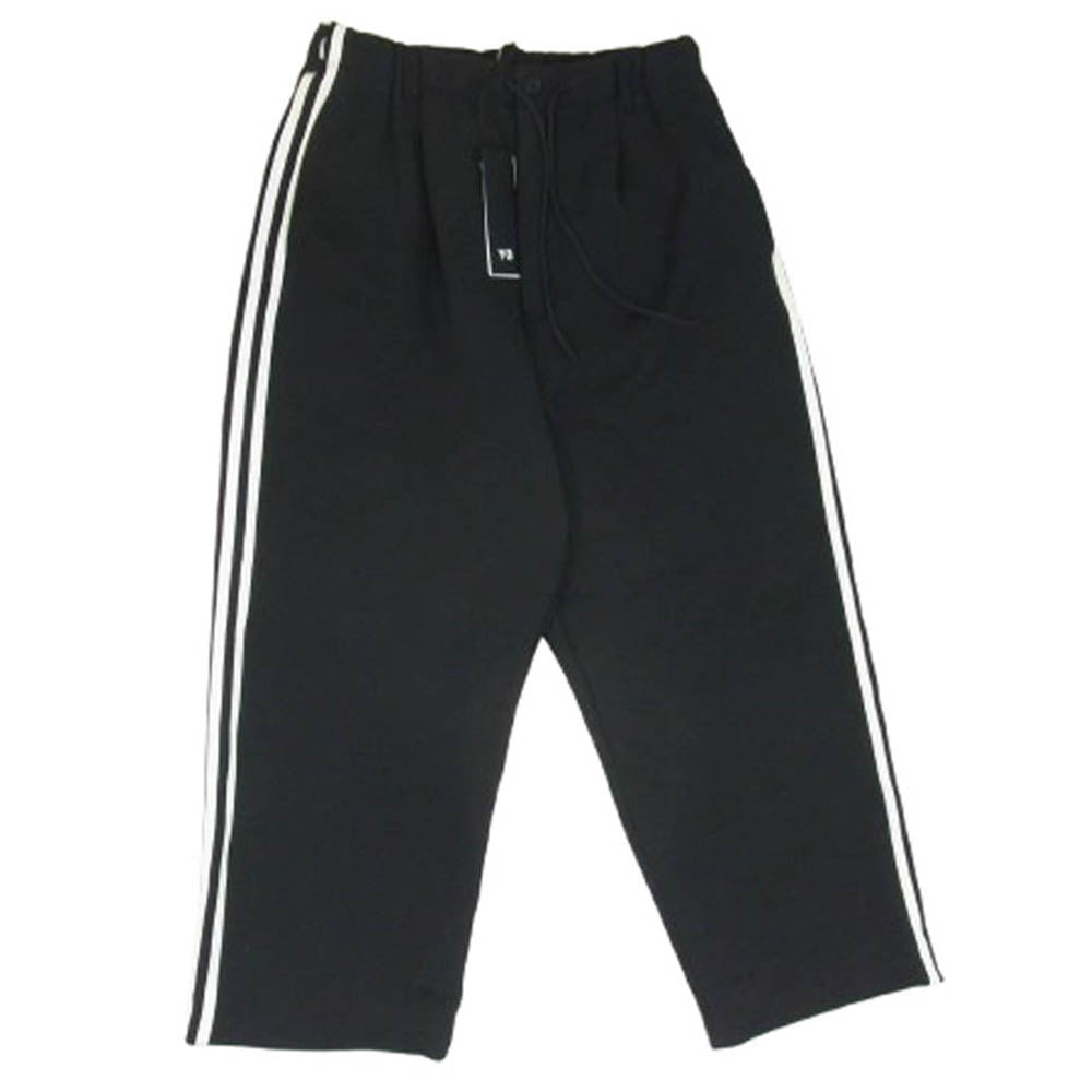 Y-3 Yohji Yamamoto ワイスリー ヨウジヤマモト 24SS IZ3120 3S STR TRACK PT 3ストライプス ストレート トラックパンツ ブラック系 XS【中古】
