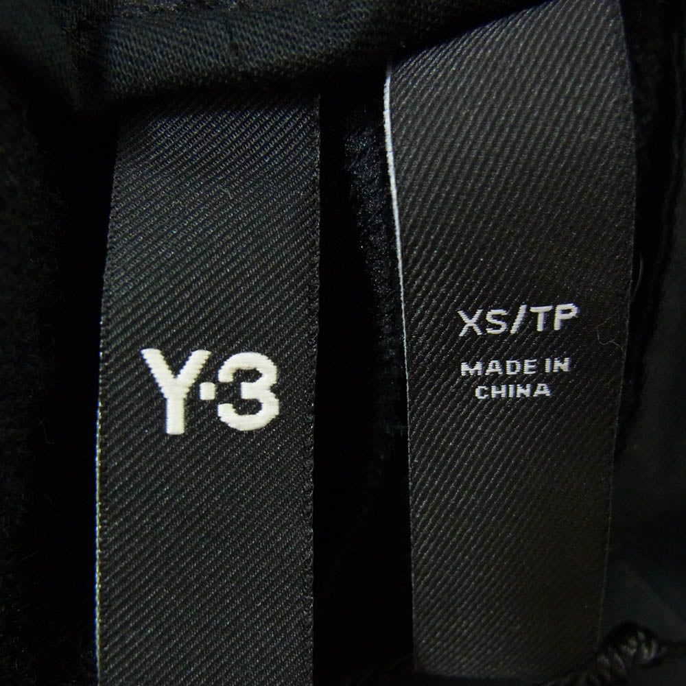 Y-3 Yohji Yamamoto ワイスリー ヨウジヤマモト 24SS IZ3120 3S STR TRACK PT 3ストライプス ストレート トラックパンツ ブラック系 XS【中古】