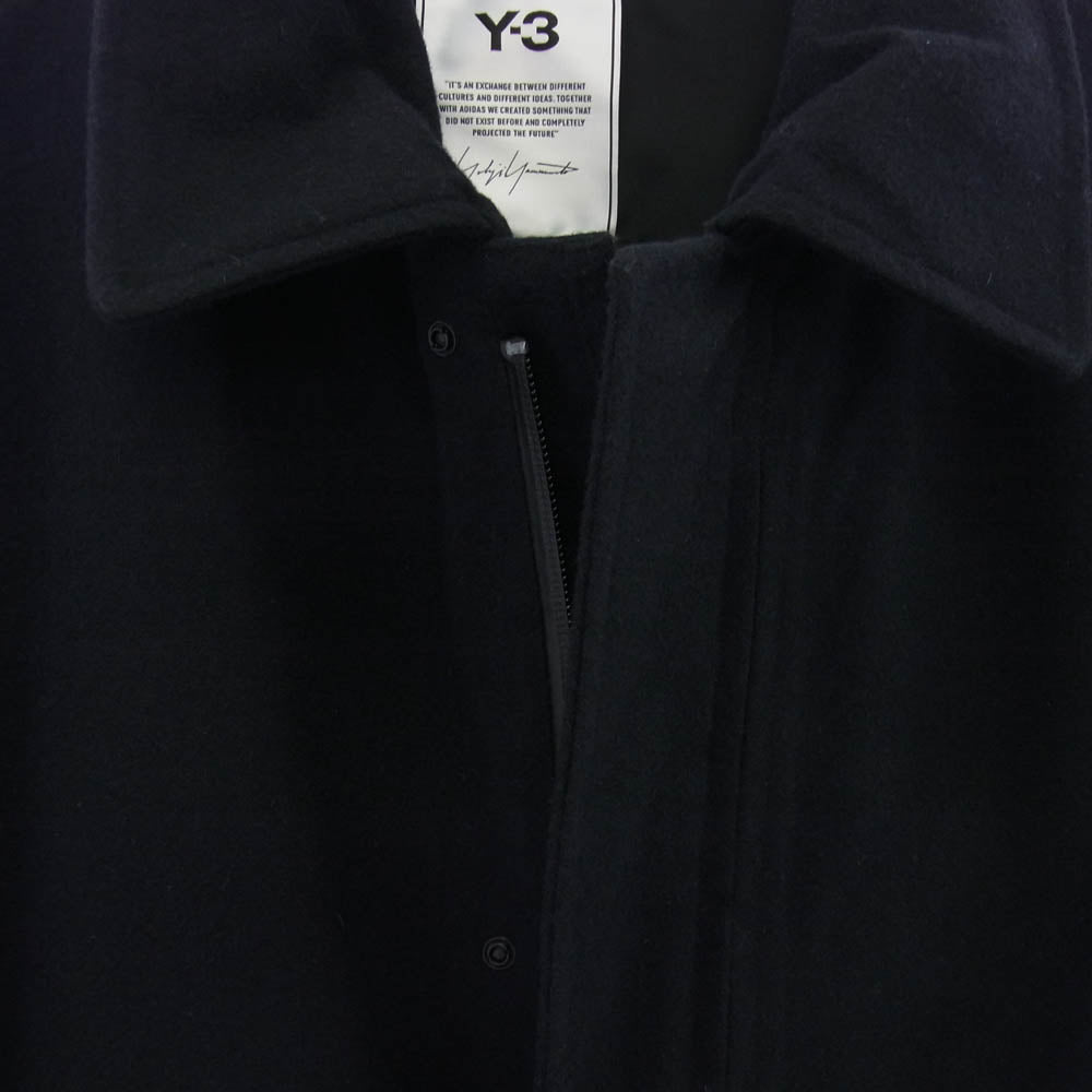 Y-3 Yohji Yamamoto ワイスリー ヨウジヤマモト HB3378 adidas アディダス CLASSIC MELTON GORE-TEX COAT クラシック メルトン ゴアテックス コート ダークネイビー系 XS【中古】