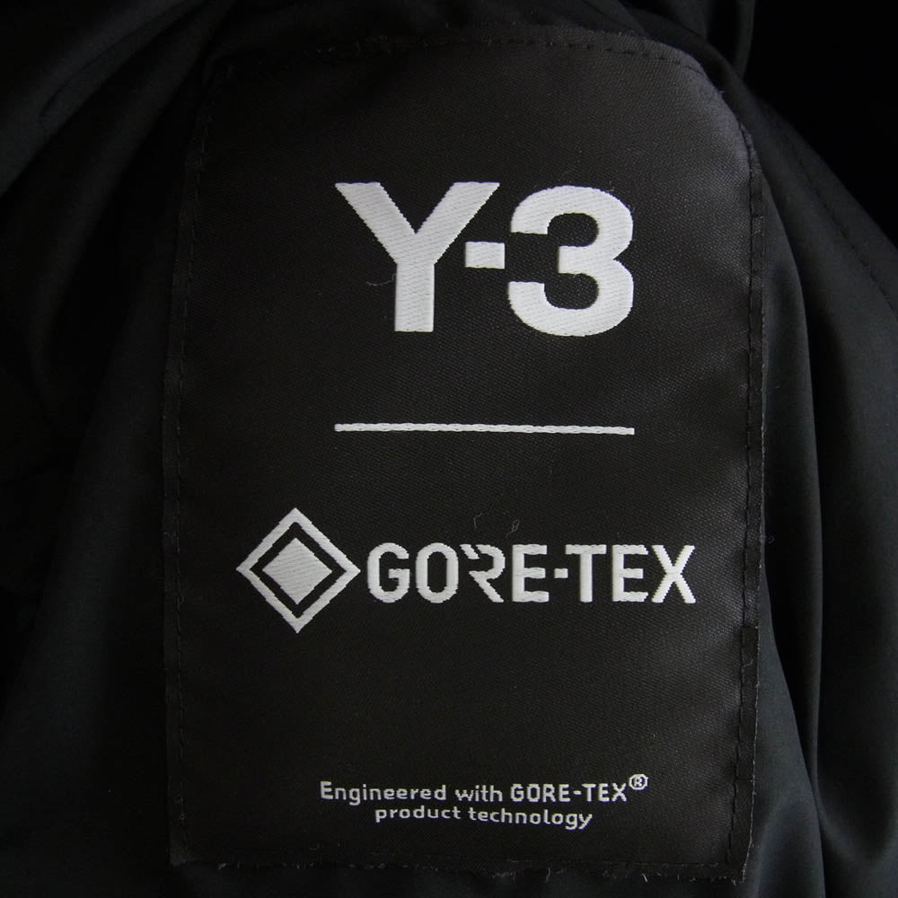 Y-3 Yohji Yamamoto ワイスリー ヨウジヤマモト HB3378 adidas アディダス CLASSIC MELTON GORE-TEX COAT クラシック メルトン ゴアテックス コート ダークネイビー系 XS【中古】