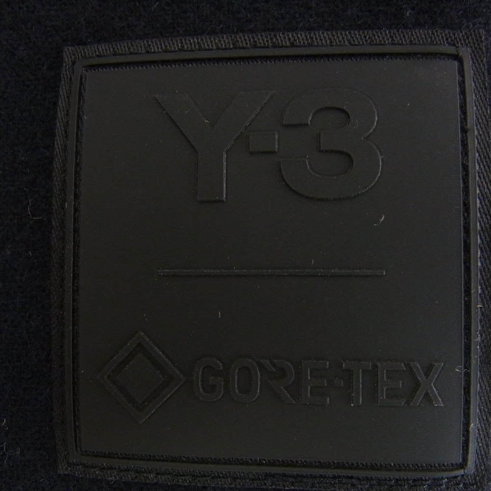 Y-3 Yohji Yamamoto ワイスリー ヨウジヤマモト HB3378 adidas アディダス CLASSIC MELTON GORE-TEX COAT クラシック メルトン ゴアテックス コート ダークネイビー系 XS【中古】