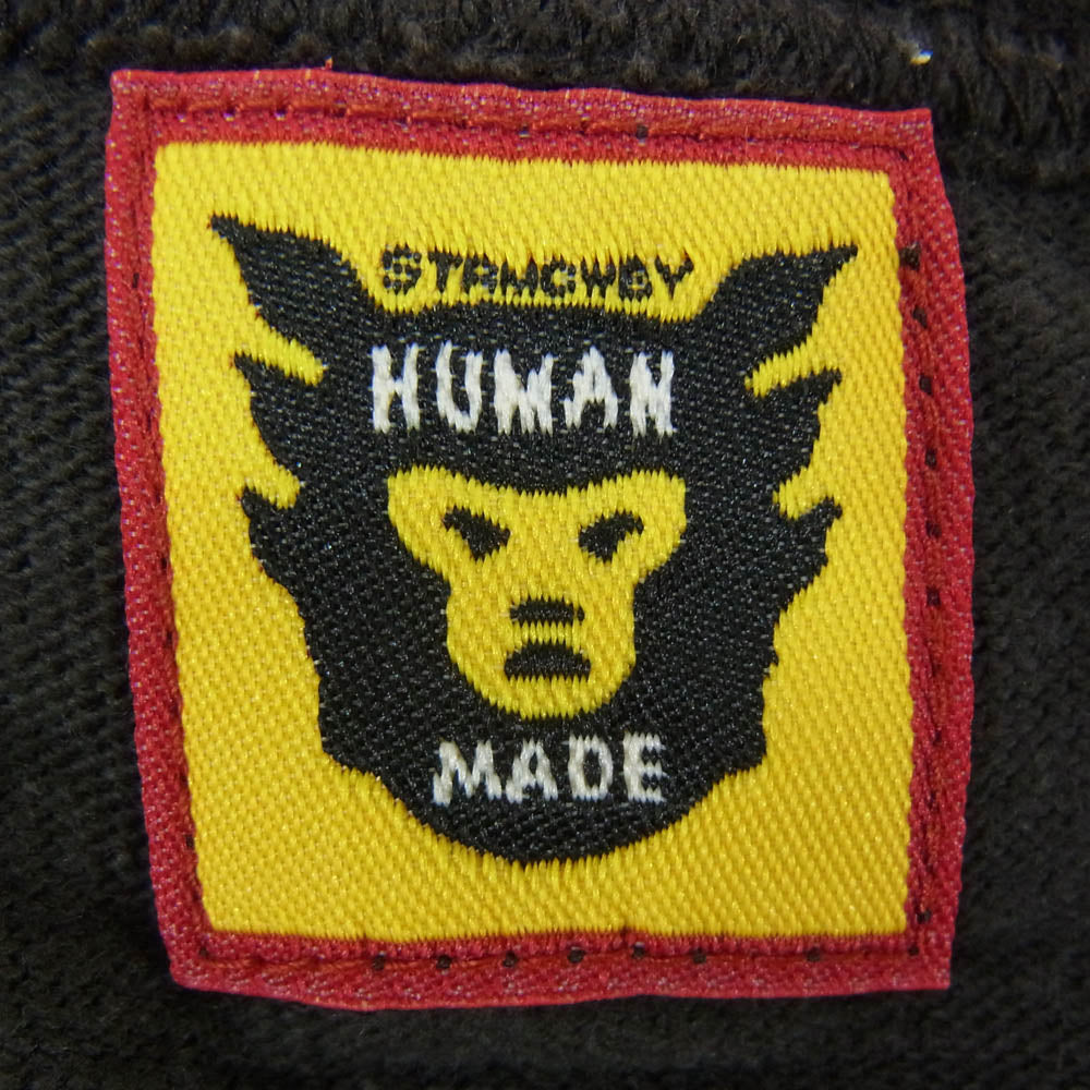 HUMAN MADE ヒューマンメイド FLYING DUCK T-SHIRT フライングダック プリント 半袖 Tシャツ ブラック系 2XL【中古】