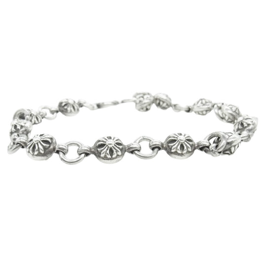 CHROME HEARTS クロムハーツ（原本無） NO1 BALL #1 クロスボール ブレスレット シルバー系【中古】