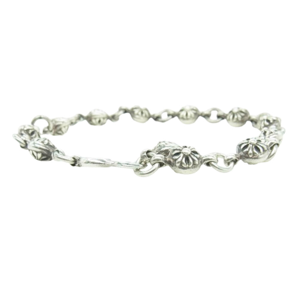CHROME HEARTS クロムハーツ（原本無） NO1 BALL #1 クロスボール ブレスレット シルバー系【中古】