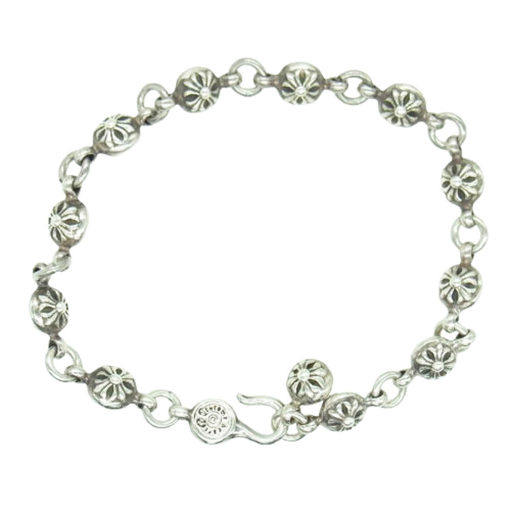CHROME HEARTS クロムハーツ（原本無） NO1 BALL #1 クロスボール ブレスレット シルバー系【中古】