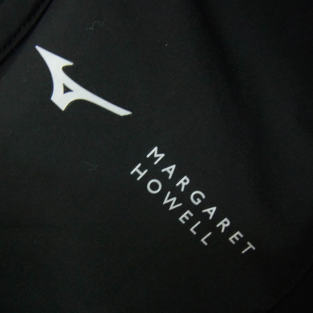 MARGARET HOWELL マーガレットハウエル 579-4154001 STRETCH POLYESTER POPLIN ストレッチ ポリエステル ポプリン トップス Tシャツ ブラック系 L【美品】【中古】