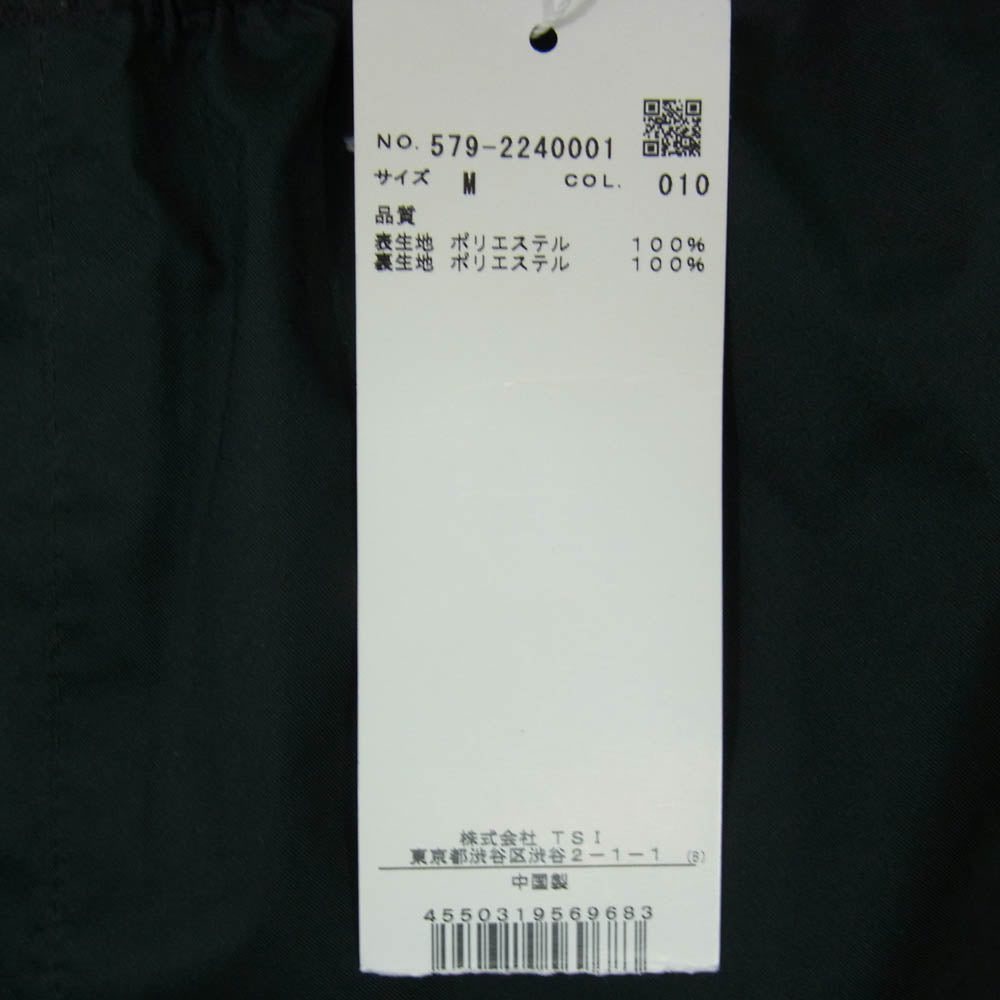 MARGARET HOWELL マーガレットハウエル 579-2240001 × MIZUNO ミズノ POLYESTER POPLIN ポリエステル ポプリンパンツ ブラック系 M【中古】