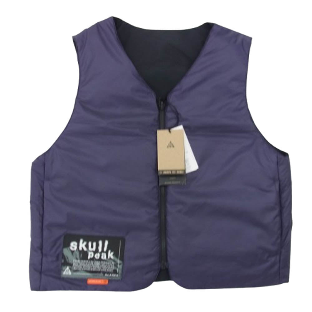NIKE ナイキ FV8695-010 ACG PrimaLoft Skull Peak reversible vest プリマロフト スカルピーク リバーシブル ベスト ブラック系 M【美品】【中古】