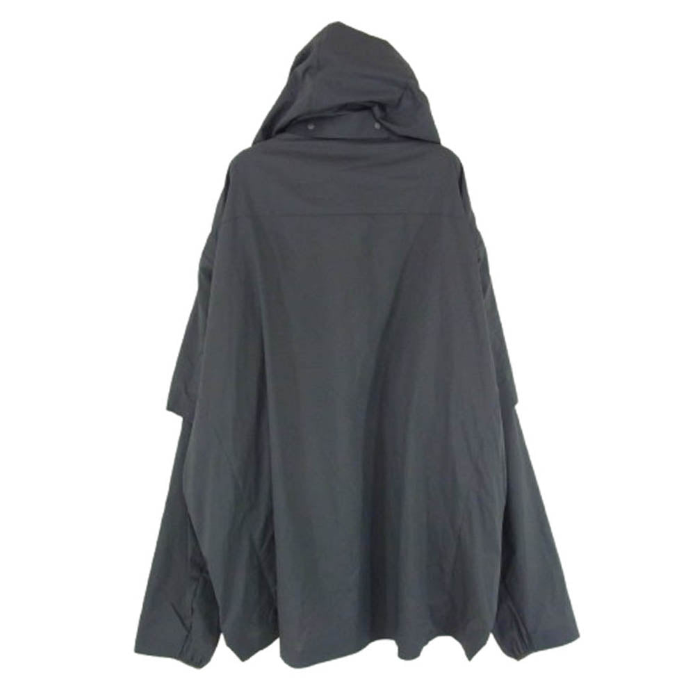Goldwin ゴールドウィン GZ54102 Wind Shirt 着脱可能フード付き デタッチャブル ウィンドシェル シャツ チャコール系 2【中古】