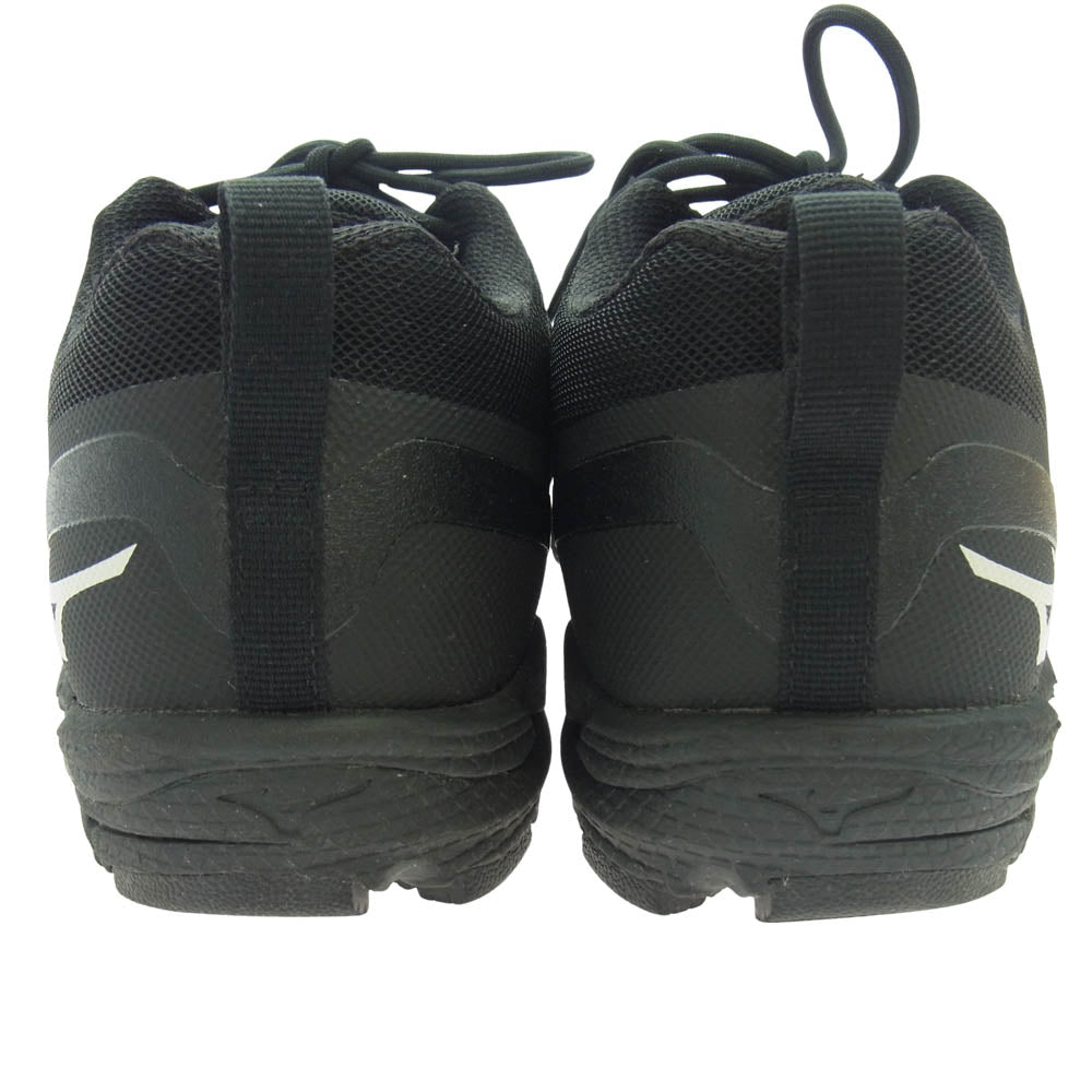 MARGARET HOWELL マーガレットハウエル B1GS210009 × MIZUNO ミズノ WAVE GAZELLE2 ウェーブ ガゼル 2 ローカット スニーカー ブラック系 26cm【中古】