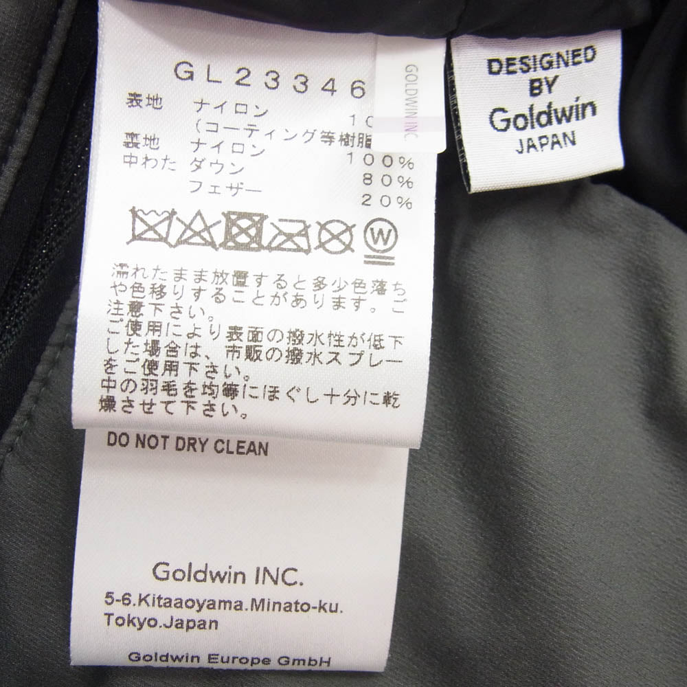 Goldwin ゴールドウィン GL23346 Down Cardigan Vネック ジップ ダウン カーディガン ジャケット グレー系 1【中古】