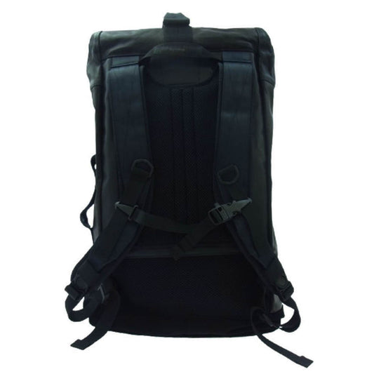 ISAMUKATAYAMA BACKLASH イサムカタヤマバックラッシュ × BACKBONE バックボーン × RESISTANTO レジスタント BACKPACK ジャパンホースレザー バックパック リュックサック ブラック系【中古】