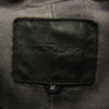 ISAMUKATAYAMA BACKLASH イサムカタヤマバックラッシュ 1498-06 JAPAN CALF GARMENT-DYED JACKET ジャパンカーフ製品染め フード付き ライダースジャケット ブラック系 M【中古】