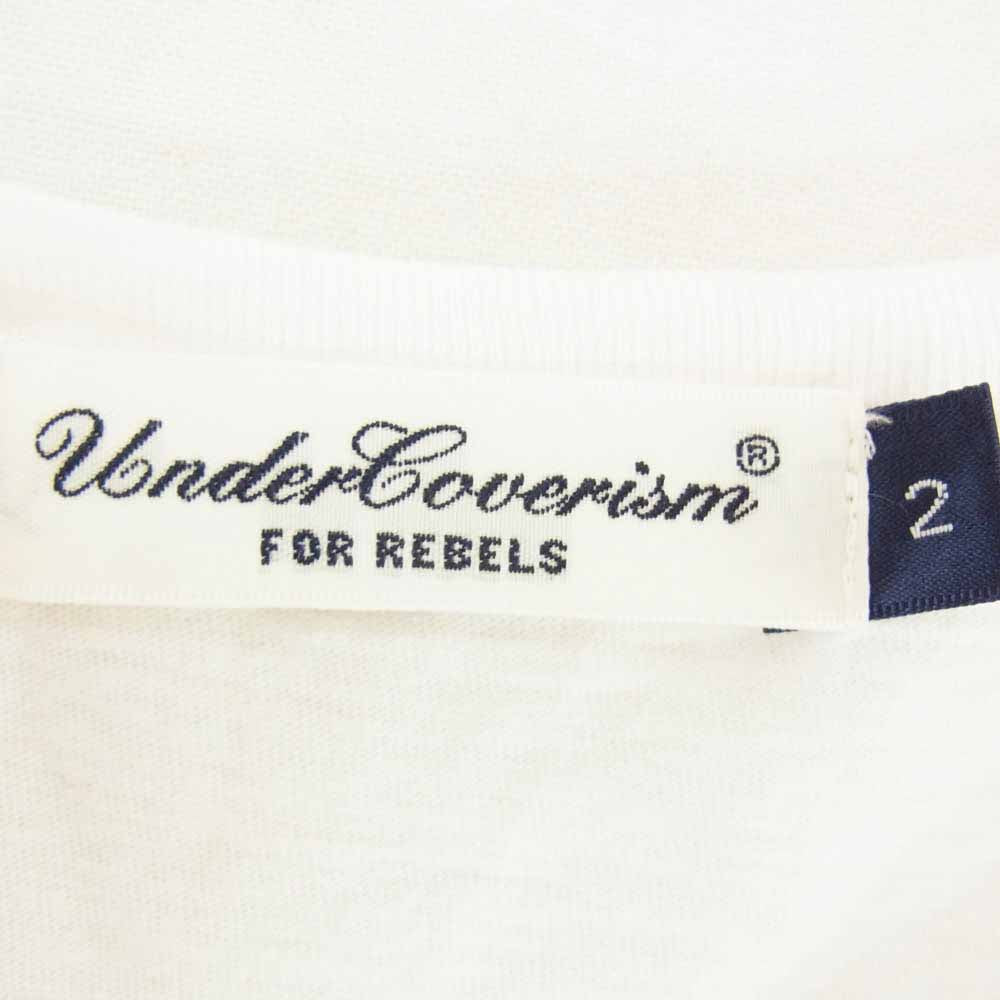 COMME des GARCONS コムデギャルソン × UNDER COVER SUMMERMADNESS アンダーカバー サマーマッドネス 半袖 カットソー Tシャツ ホワイト系 2【中古】