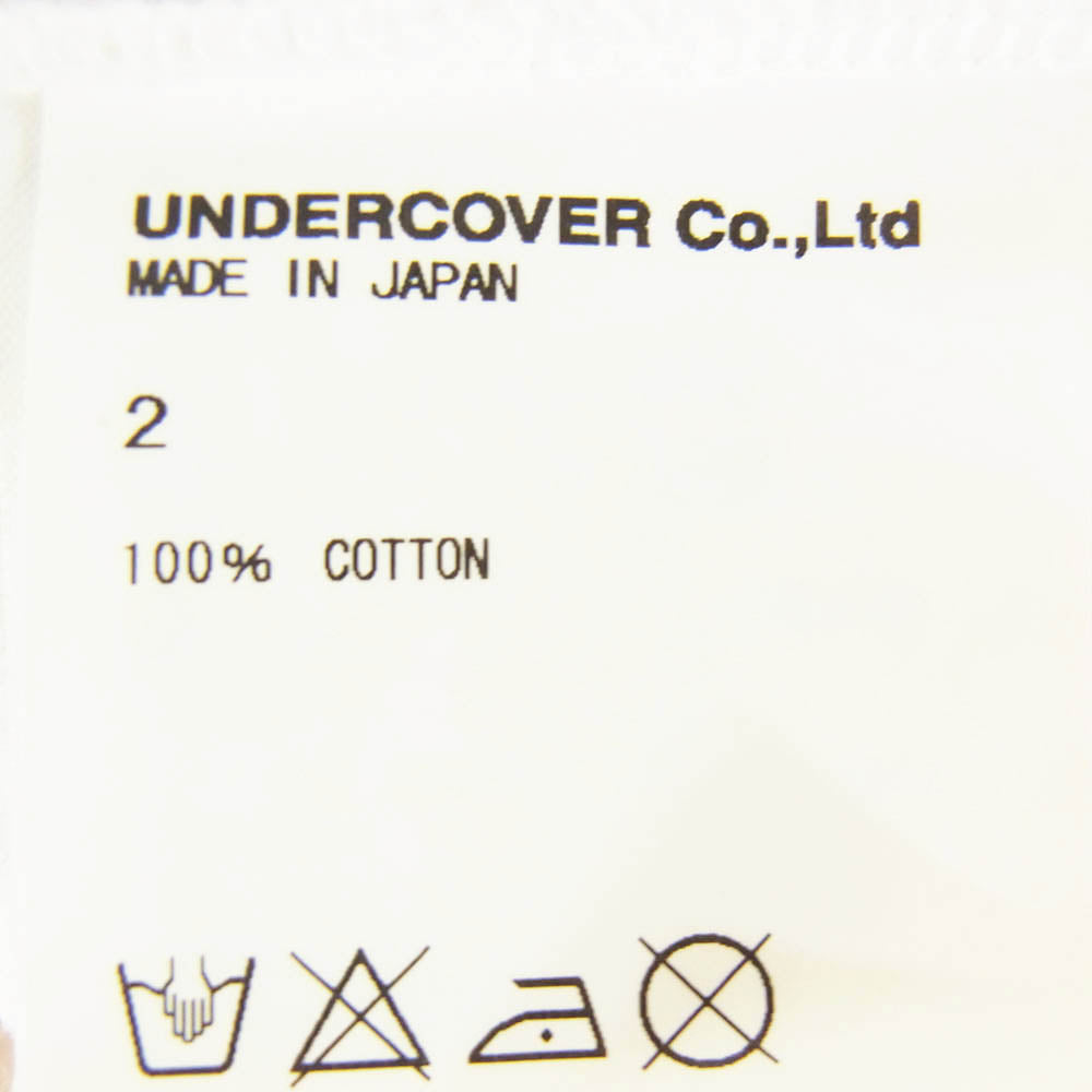 COMME des GARCONS コムデギャルソン × UNDER COVER SUMMERMADNESS アンダーカバー サマーマッドネス 半袖 カットソー Tシャツ ホワイト系 2【中古】
