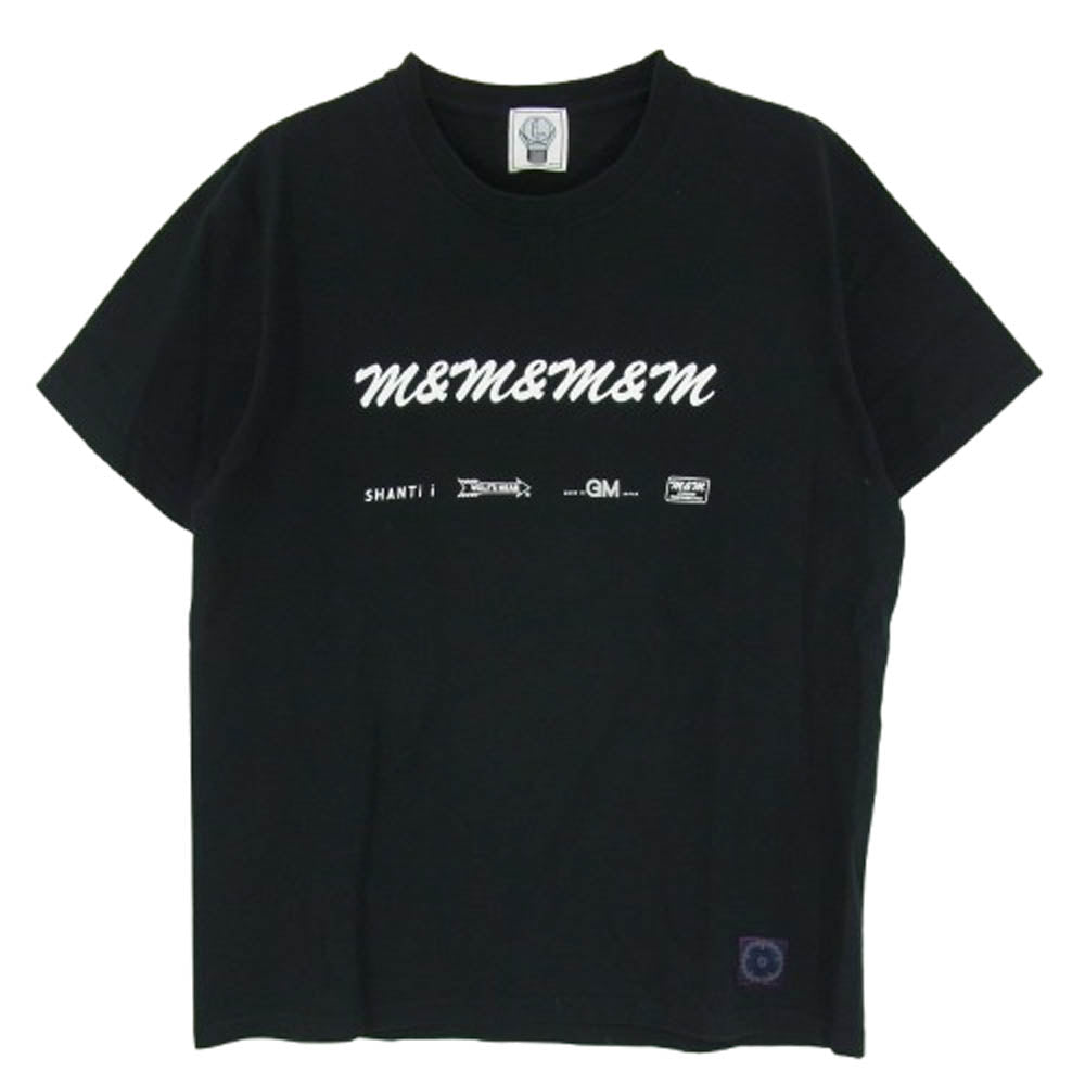 エムアンドエム 20SS × SHANTii × WOLF'S HEAD × MADE IN GM JAPAN M&M&M&M PRINT S/S T-SHIRT 半袖 Tシャツ ブラック系 L【中古】