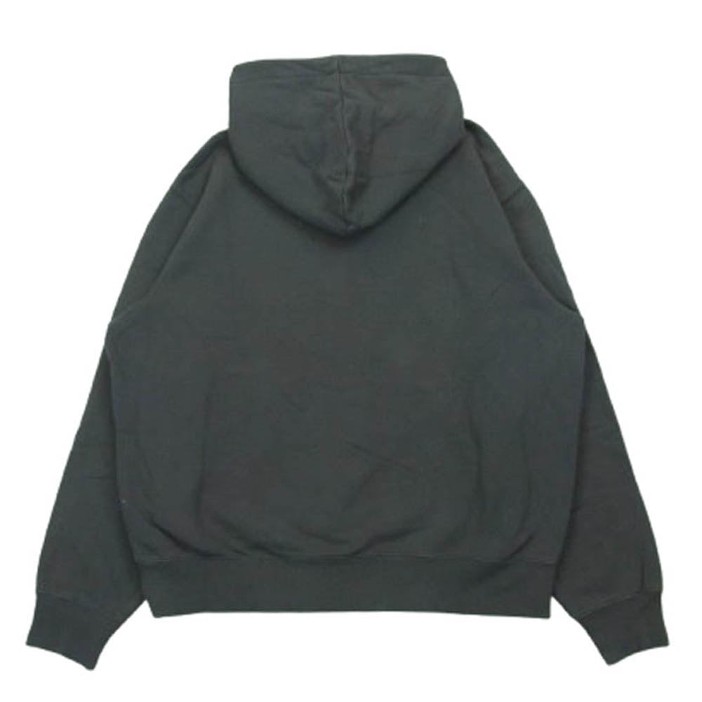 Champion チャンピオン C3-G102 プルオーバー ロゴ パーカー トップス スウェット コットン 中国製 チャコール系 L【中古】