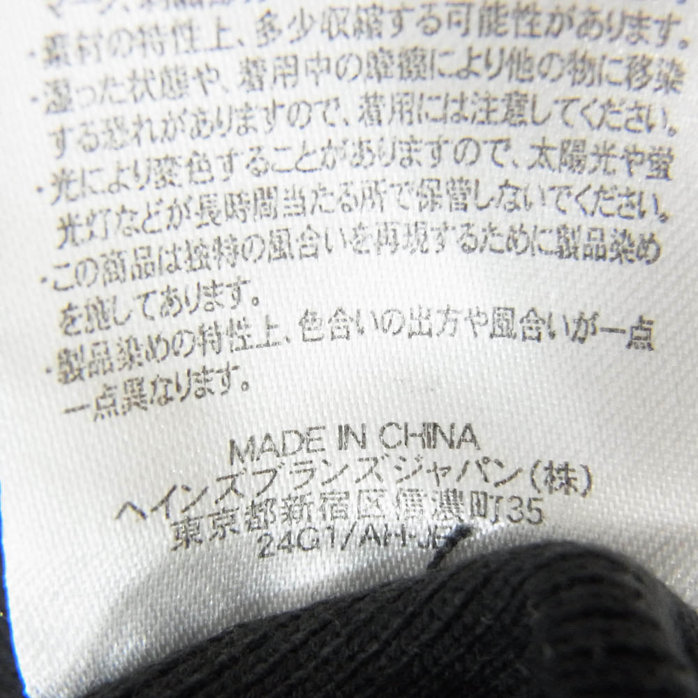 Champion チャンピオン C8-N304 monkey time REVERSE WEAVE モンキータイム リバースウィーブ モックネック 半袖 Tシャツ ブラック系 M【中古】