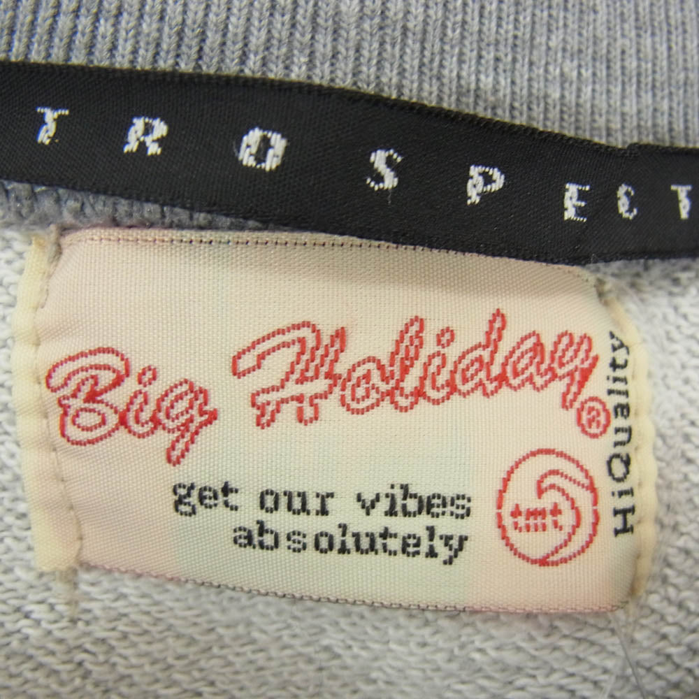 TMT ティーエムティー RETRO SPECT レトロスペクト 両面 ロゴ プリント スウェット 半袖 Tシャツ グレー系 XL【中古】