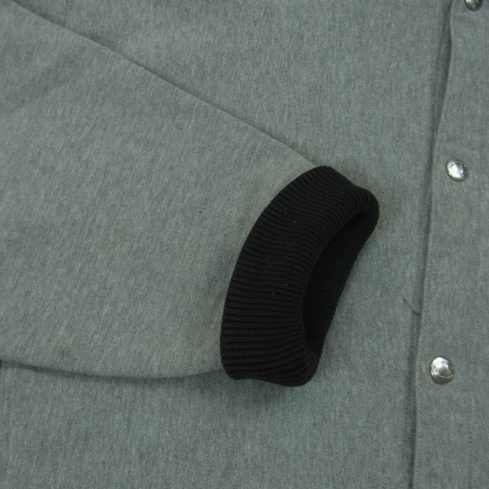 Champion チャンピオン C3-E124 REVERSE WEAVE リバース ウェーブ SNAP BOTTON HOODIE SWEAT CARDIGAN スナップ ボタン フーディー スウェット カーディガン グレー系 XL【中古】