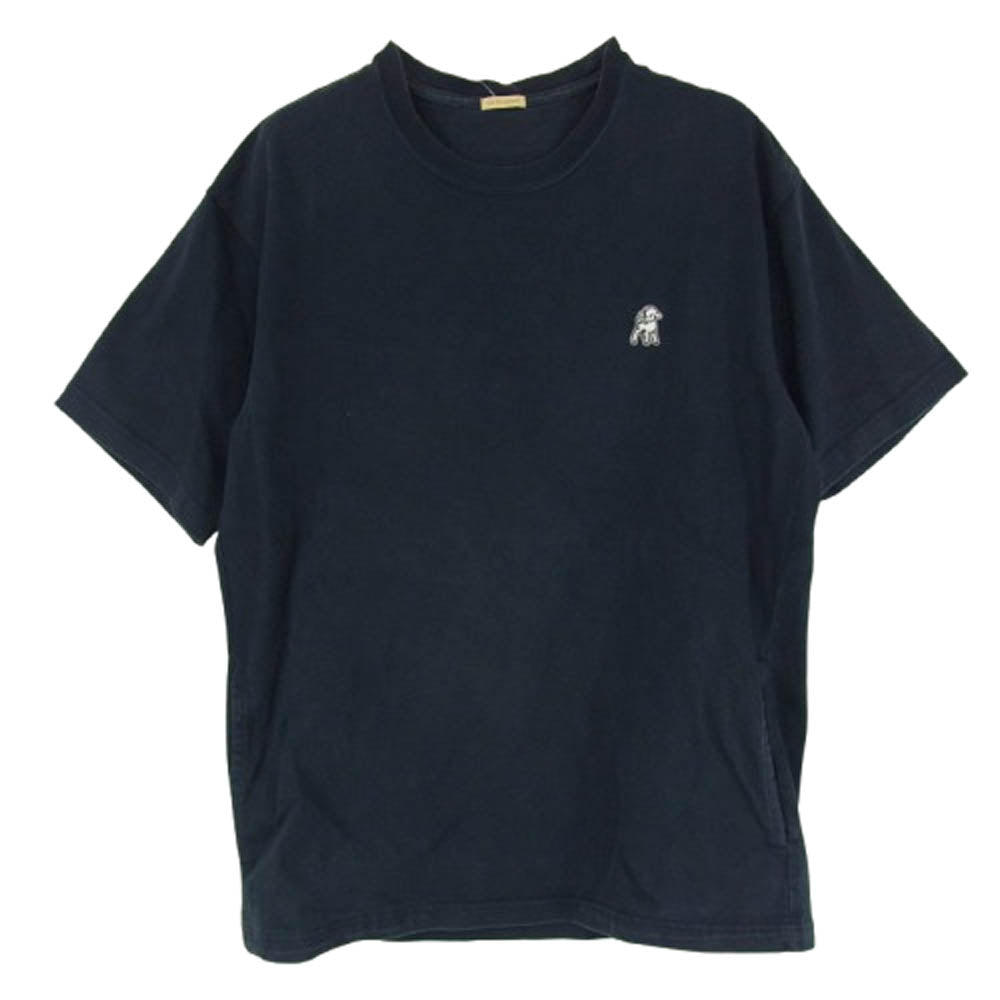 UNDERCOVER アンダーカバー US09803 the Shepherd ワッペン ヘビーウェイト クルーネック 半袖 Tシャツ ブラック系 2【中古】