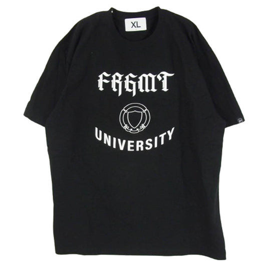 FRAGMENT DESIGN フラグメントデザイン UNIVERSITY FRGMT UNV TEE H ユニバーシティ カレッジ 半袖 Tシャツ ブラック系 XL【中古】